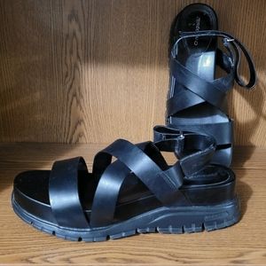 Cole Haan Zerogrand Black Strappy Sandal